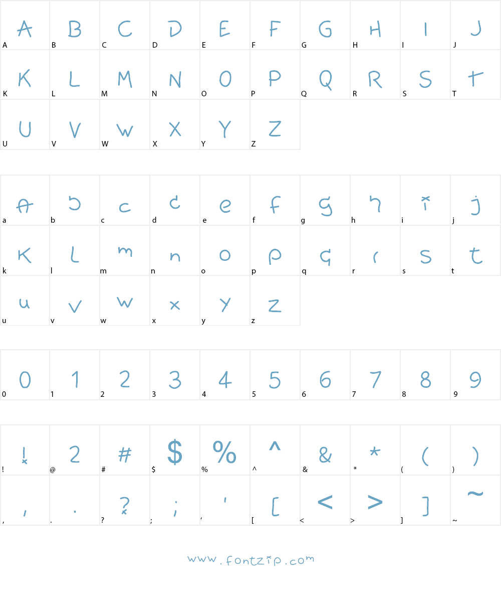 city of boy Font Character